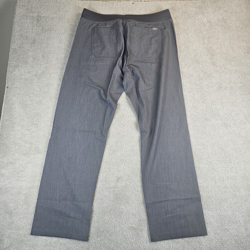 FIGS Scrub Set Women L Gray Catarina Top EUC Livingston Pants NWT Medical Vet - Picture 11 of 16